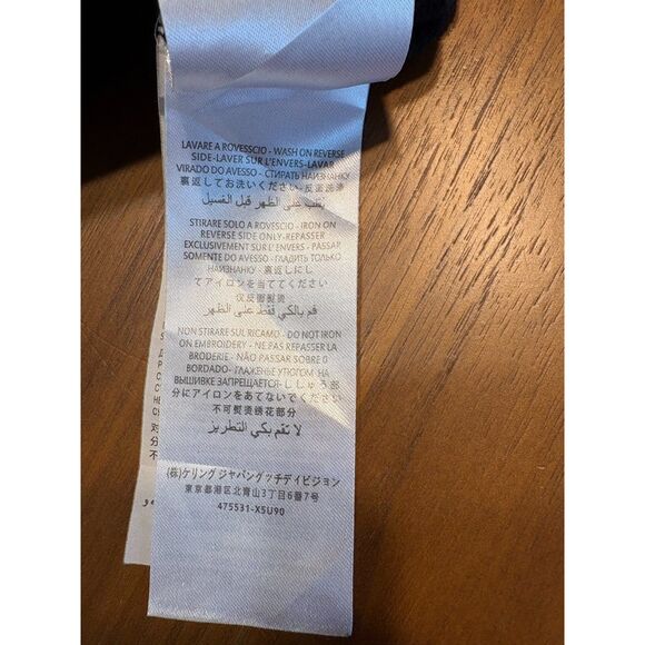 Gucci Angry Cat Compass Hoodie Embroidered Black Cotton Size Medium M - Picture 13 of 13